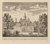 PRT-0041 Het huis Oud Alkemade, eigendom van de heer Floris van Alkemade, heer van Oud Alkemade etc., 1732