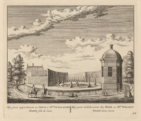 PRT-0067 Buitenplaats Blijgeest, eigendom van mr. Willem Paets Janszoon, 1732