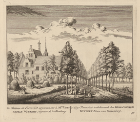 PRT-0071 Het Huis Torenvliet, eigendom van Cornelis Wittert, heer van Valkenburg, 1732
