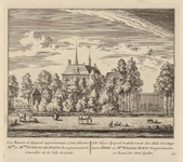 PRT-0078 Het Huis Apspoel, eigendom van mr. Willem Paets, burgemeester en raad van Leiden, 1732