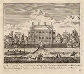 PRT-0080 Het Huis Oud Poelgeest, eigendom van Hermanus Boerhave, professor in de medicijnen, 1732