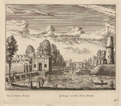 PRT-0089 Gezicht op het Heerepoortje van Leiden, 1732