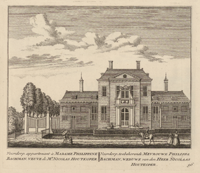 PRT-0119 Buitenplaats Voordorp, eigendom van Philippa Bachman, weduwe van Nicolaas Houtkoper, 1732