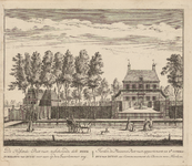 PRT-0124 De hofstede Postrust aan de Haarlemmerweg, eigendom van Gommarus van Duyst, 1728