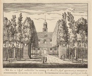PRT-0138 Het Huis te Spijk, eigendom van burgemeester Van de Poll, 1728