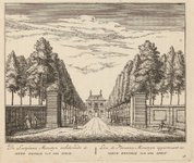 PRT-0151 Buitenplaats Merestijn, eigendom van Henrik van der Spelt, 1728