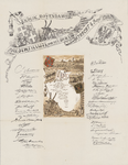 PRT-0157 Presentielijst en menukaart van een diner georganiseerd door het waterschap van de Lekdijk Bovend..., 1880