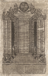 PRT-0167 Hundertjähriger Tafel-calender über das achtzehnten Säculum, z.j. [18de eeuw]