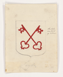 PRT-0217 Het wapen van de stad Leiden, z.j. [18de-19de eeuw]