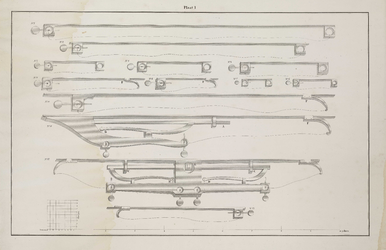 PRT-0229 Technische tekeningen van scheepsonderdelen, 1838