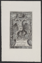 PRT-0277 Wapen van het hoogheemraadschap van Rijnland afkomstig van de titelpagina van het register van ..., 1664