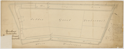 KRT_0853 Grenskaart van den polder Groot Keulevaart, gemeente Haastrecht, 1878