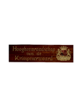 KGV_0046 Houten bord met daarin in relief het wapen en de naam van het hoogheemraadschap van de Krimpenerwaard,