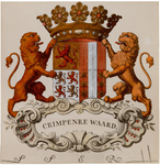 KGV_0057 Wapen van het hoogheemraadschap van de Krimpenerwaard, 1696, 1792 of 1818