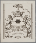 KGV_0247 Familiewapen van Isaac van Alphen, raad en vroedschap van Rotterdam, baljuw en dijkgraaf van Schieland, [1768-1773]