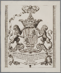 KGV_0252 Familiewapen van Jacob Philip Baron van Boetzelaer, heer van Nieuwveen, wegens de Ridderschap gecommitteerde ...