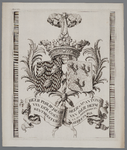 KGV_0267 Familiewapens van Philip Jacob van der Goes, rentmeester van Schieland (1757-1789), en van mr. Antony van der ...