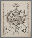 KGV_0279 Familiewapens van mr. Jacob Visch, secretaris van Schieland (1721-1730), en van Francois van der Tyt, ...