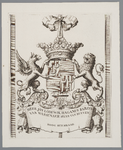 KGV_0282 Familiewapen van Jan Lodewik Haganus, baron van Wassenaar, heer van Ruyven, hoogheemraad van Schieland (1761-1798?),