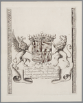 KGV_0283 Familiewapen van Willem, baron van Wassenaer, heer van Starrenburgh, Ruyven, etc., gecommitteerde raad ter ...