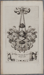 KGV_0302 Familiewapen van Pieter de la Coste, secretaris van de Krimpenerwaard, 1755