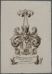 KGV_0310 Familiewapen van Jan Verryst, heer van Oukoop, secretaris van Gouda, hoogheemraad van de Krimpenerwaard, 1792