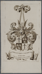 KGV_0320 Familiewapen van Jan Smits van der Goes, secretaris van de Krimpenerwaard, 1818