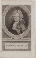 KGV_0332 Afbeelding van mr. Bruno van Dussen (1660-1741), dijkgraaf van de Krimpenerwaard in de periode 1704-1741, 19de eeuw