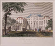 JMD-OP-1298 Gravure, topografie: Paleis Het Loo.