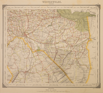 JMD-T-340 Litho, Topografische kaart provincie Groningen, Westerwolde