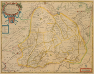 JMD-T-381 Kopergravure, Topografische kaart provincie Drenthe