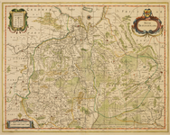 JMD-T-383 Gravure, Topografische kaart Drenthe, Westerwolde, Salland,Twente, Gelderland