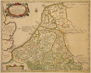 JMD-T-389 Gravure, Topografische thematische kaart Nederland (volksstammen)