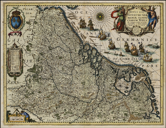 JMD-T-459 Kopergravure, Topografische kaart Nederland, de 17 Provincien