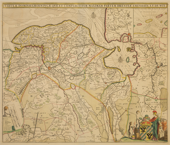 JMD-T-466 Gravure, Topografische kaart provincie Groningen