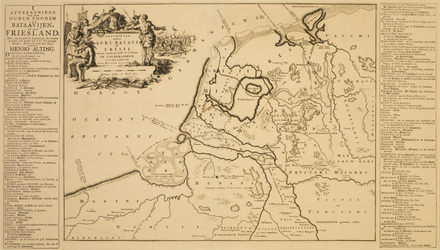 JMD-T-479 Gravure, Topografische kaart Nederland, Frisia