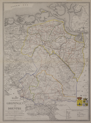 JMD-T-497 Litho, Topografische kaart Groningen en Drenthe
