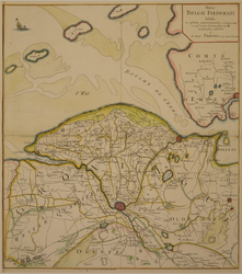 JMD-T-499 Gravure, Topografische kaart provincie Groningen