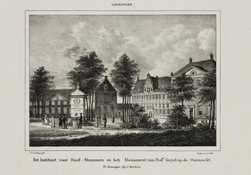 JMD-T-517 Litho, Topografische plaat stad Groningen