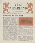 33 Vrij Nederland, Onafhankelijk weekblad