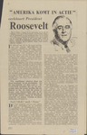 339 Amerika komt in actie, verklaart President Roosevelt