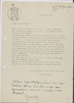 549 Gestencilde brief dd 13 maart 1943 van het NBC = Nationaal Comité voor de bevrijding van ons Nederland. Verdrukte ...