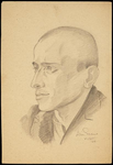 TPC.EC.I.K.E.001 Portret van een kaalgeschoren man