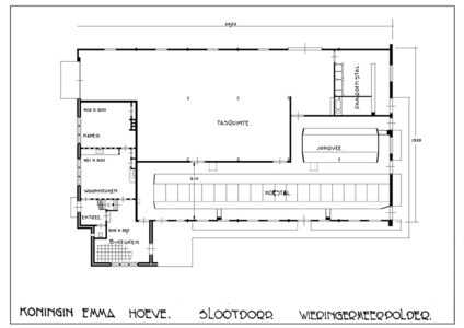 183 Traditionele boerderij + woonhuis Kon. Emmahoeve