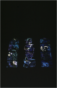 257066 Glas-in-lood raam St. Gerardus Majella kerk door Albert Troost, Gerardusplein 25, 1964 - 1988