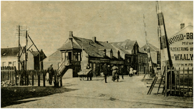 25989 Fellenoord, oude situatie / 1e gedeelte. Woenselse Overweg in noordelijke richting, 1908 - 1911