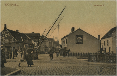 194880 Woenselse overweg, Fellenoord, gezien vanaf de Demer, 1911 - 1920