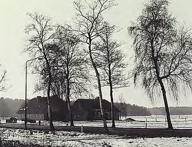 9177 Een winters tafereel in Riethoven, 1977