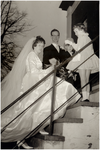 147757 Laatste huwelijk in het oude gemeentehuis te Hoogeloon, 1964