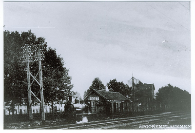500033 Stoomtrein op het Spoorwegemplacement van Best, 1920
